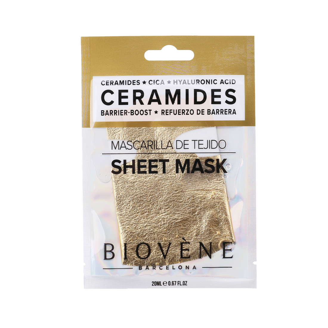 CERAMIDES Barrier-Boost Glam Sheet Mask with Cica and Hyaluronic Acid
