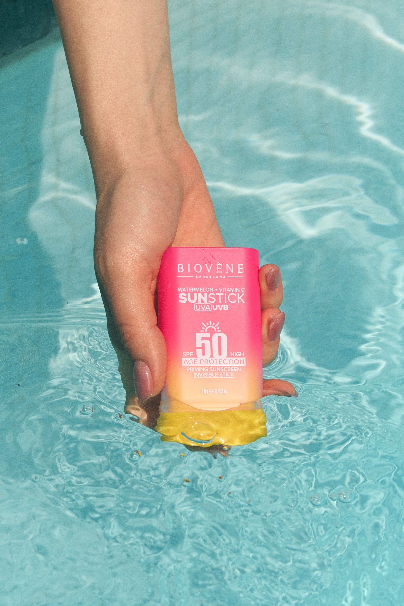 INVISIBLE AGE-PROTECTION SPF50 Priming Sunscreen Stick - Watermelon Glow & Vitamin C