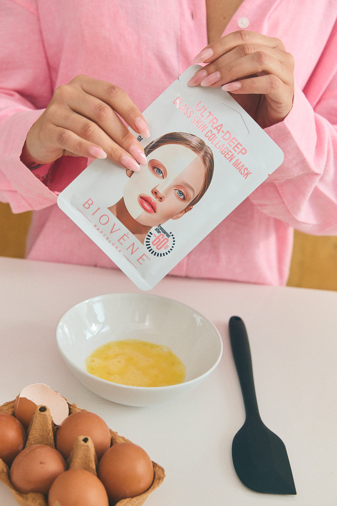 COLLAGEN ULTRA-DEEP Glass Skin Transparent Facial Mask