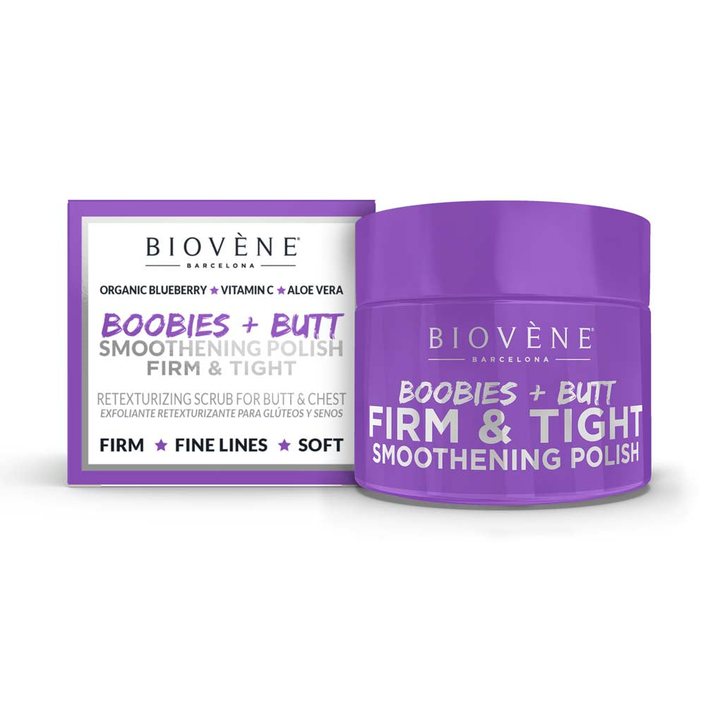 FIRM &amp; TIGHT POLISH Retexturizing Organic Blueberry Scrub for Boobies &amp; Butt