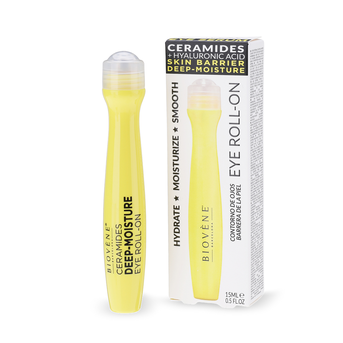 CERAMIDES DEEP-MOISTURE Barrier-Boosting Eye Roller with Moisturizing Hyaluronic Acid & Ceramides