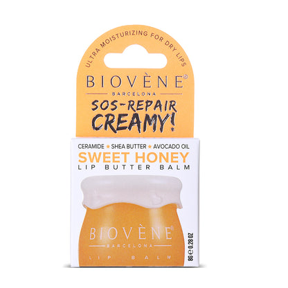 HONEY+CERAMIDE Lip Butter Balm SOS-Repair Creamy! Ultra Moisturizing for Dry &amp; Chapped Lips