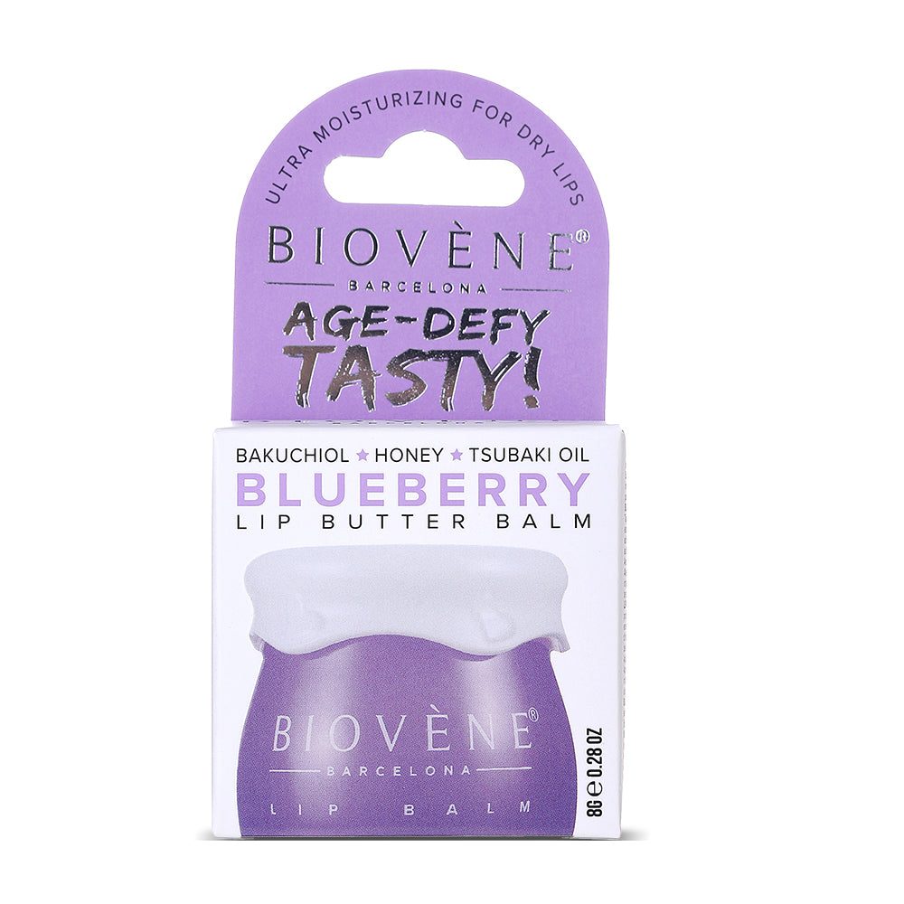 BLUEBERRY+BAKUCHIOL Lip Butter Balm Age-Defy Tasty! Ultra Moisturizing for Dry &amp; Chapped Lips