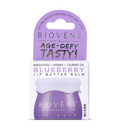 BLUEBERRY+BAKUCHIOL Lip Butter Balm Age-Defy Tasty! Ultra Moisturizing for Dry &amp; Chapped Lips