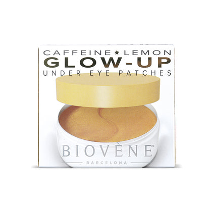 CAFFEINE GLOW-UP Hydrogel Eye Patches with Caffeine &amp; Lemon, 60 patches