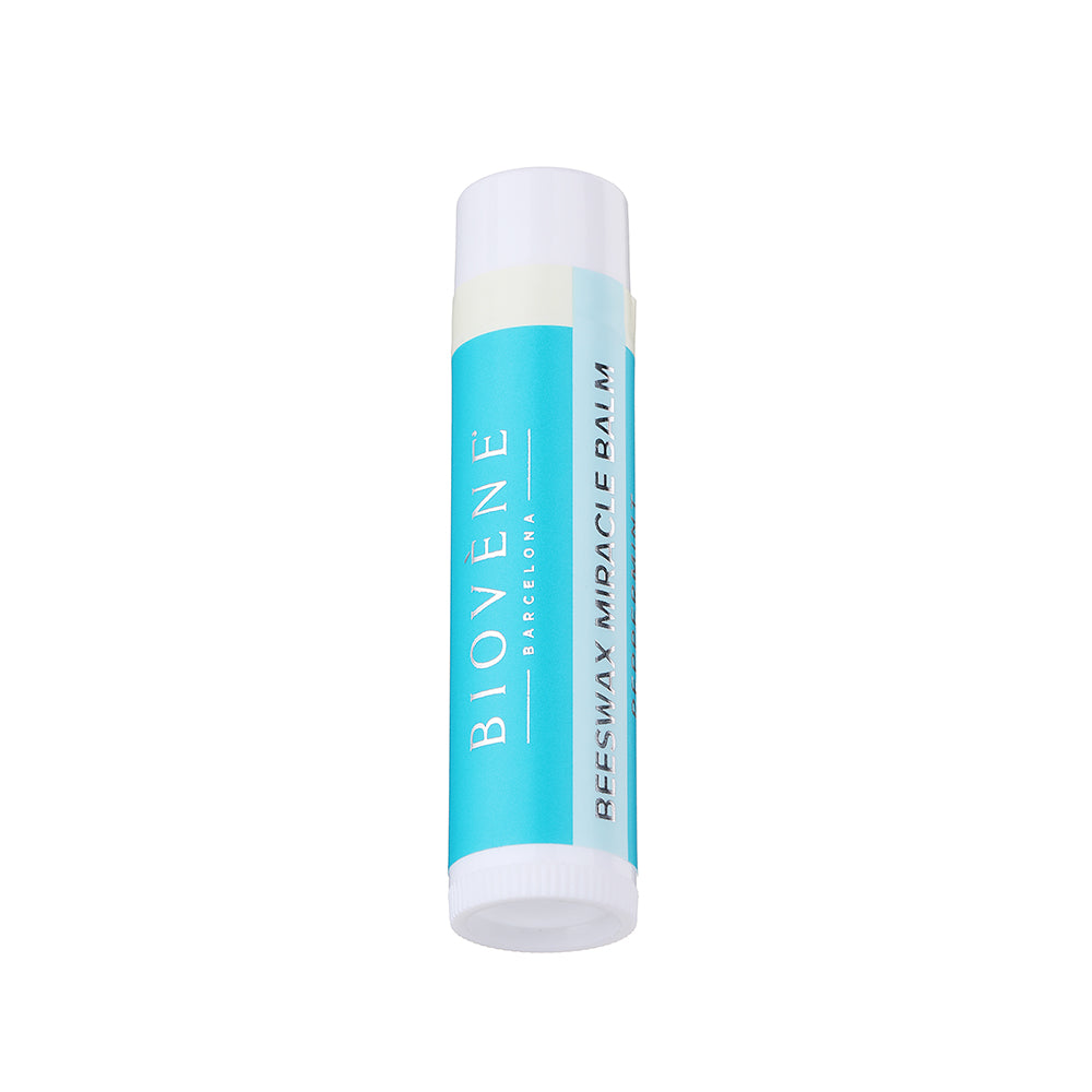 BEESWAX PEPPERMINT Extra-Moisturizing Miracle Lip Balm for Dryness, Cracking &amp; Chapping, 4 pack