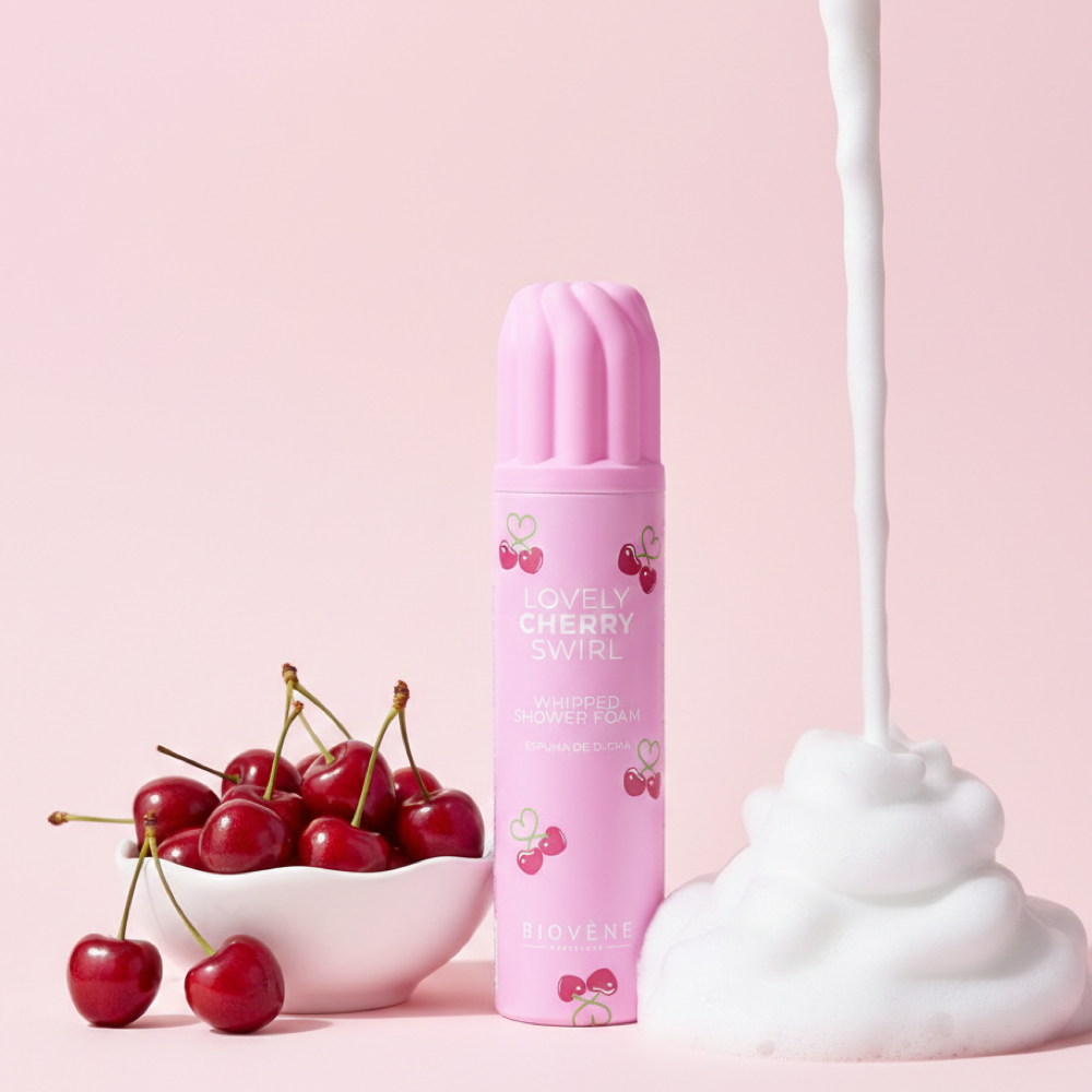 LOVELY CHERRY SWIRL Whipped Shower Foam