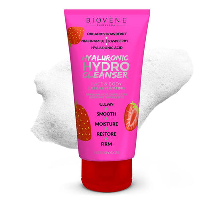 HYDRO CLEANSER HA + Organic Strawberry Hydrating Cleanser for Face &amp; Body