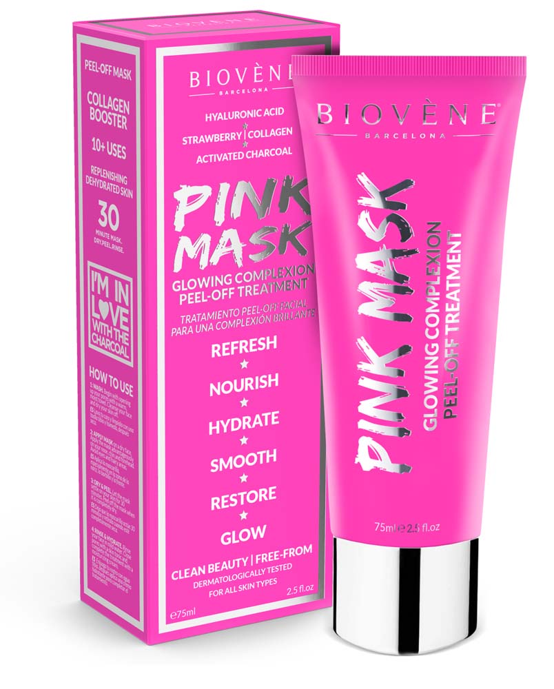 PINK MASK Glowing Complexion Peel-Off Treatment